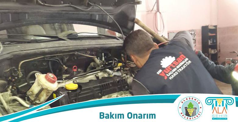 ŞANTİYEDEN BAKIM ONARIM DEVAM EDİYOR