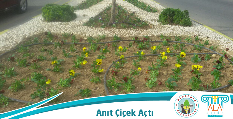 TÜRK BÜYÜKLERİ ANITINDA ÇİÇEK AÇTI