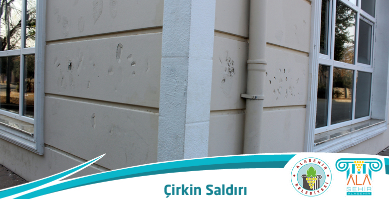 ÇOK AMAÇLI ETKİNLİK SALONUNA ÇİRKİN SALDIRI