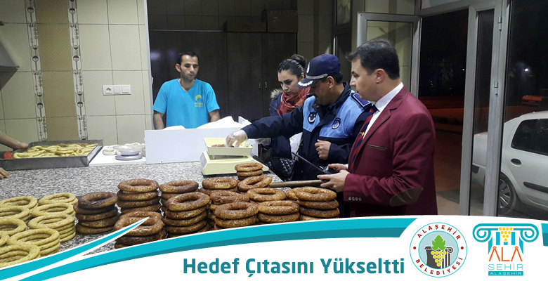 ALAŞEHİR BELEDİYE ZABITASI, HEDEF ÇITASINI YÜKSELTTİ