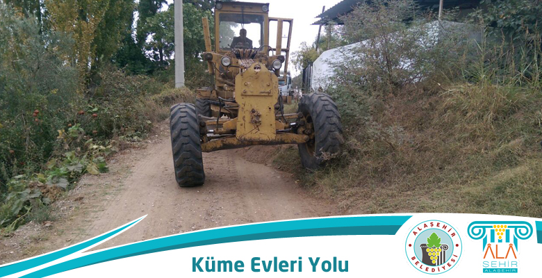 KARŞIYAKA KÜME EVLERİNİN YOLU YAPILDI