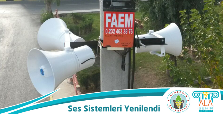 SES SİSTEMLERİ YENİLENDİ