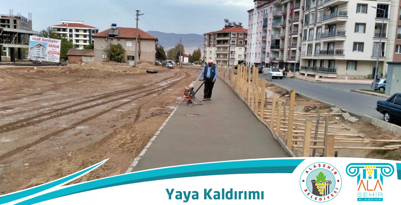 DERE YATAĞINA, YAYA KALDIRIM BETONU
