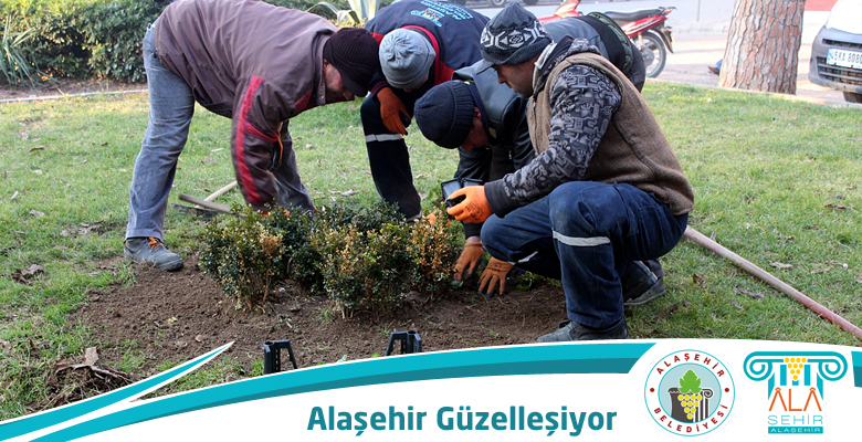 BELEDİYE ÇALIŞIYOR ALAŞEHİR GÜZELLEŞİYOR