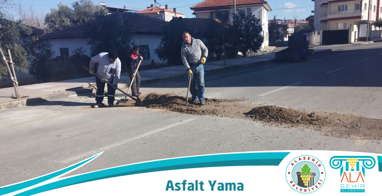 SUBAŞI’DA ASFALT YAMASI YAPILDI