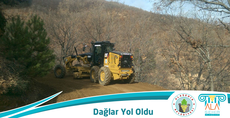 KOĞUKDERE MEVKİİNDE DAĞLAR YOL OLDU
