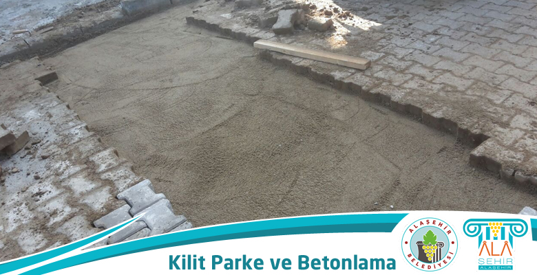 KAVAKLIDERE’DE KİLİT PARKE VE BETON