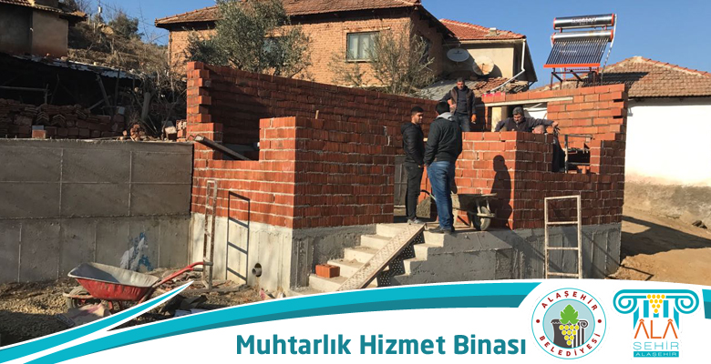 GÖBEKLİ MAHALLE MUHTARLIK HİZMET BİNASI YÜKSELİYOR