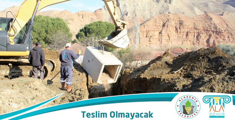 GÖBEKLİ MAHALLESİ YAĞMUR SULARINA TESLİM OLMAYACAK