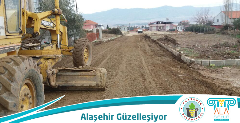 BELEDİYE ÇALIŞIYOR ALAŞEHİR GÜZELLEŞİYOR