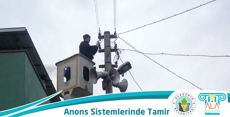 ANONS SİSTEMLERİ TAMİR EDİLDİ