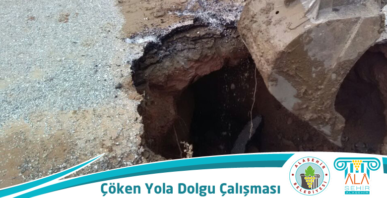 YAĞMUR  VE YOĞUN KAR YAĞIŞI   ALAŞEHİR BELEDİYESİNİ DURDURAMADI