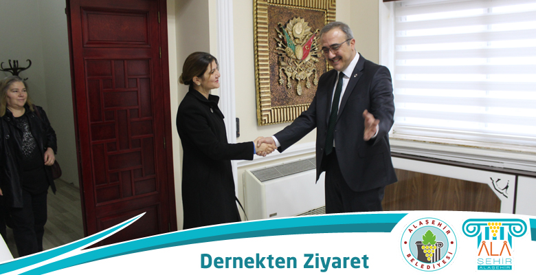 ALAŞEHİR CUMHURİYET KADINLARI DERNEĞİNDEN BAŞKANA ZİYARET