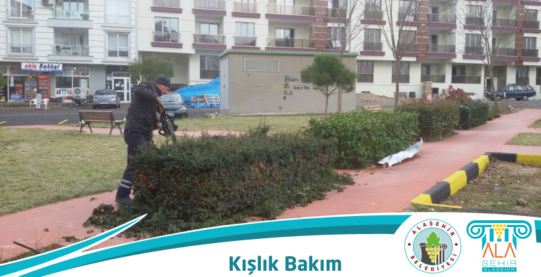 PARK BAHÇELER MÜDÜRLÜĞÜNDEN KIŞLIK BAKIM ÇALIŞMALARI