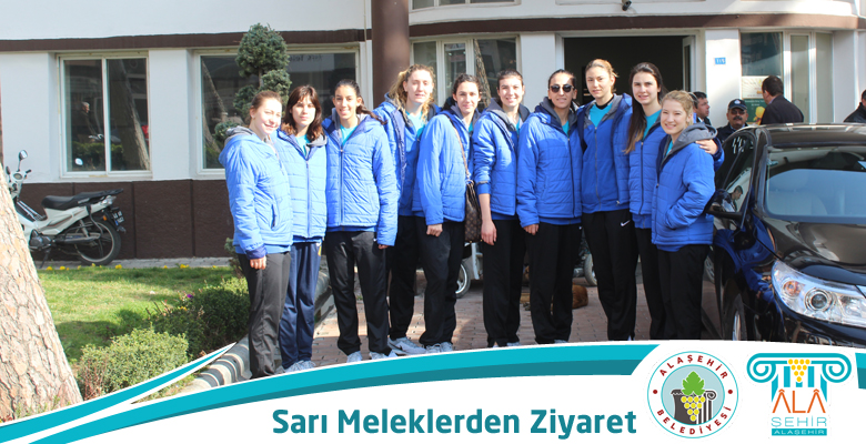 SARI MELEKLERDEN BAŞKAN KARAÇOBAN'A ZİYARET