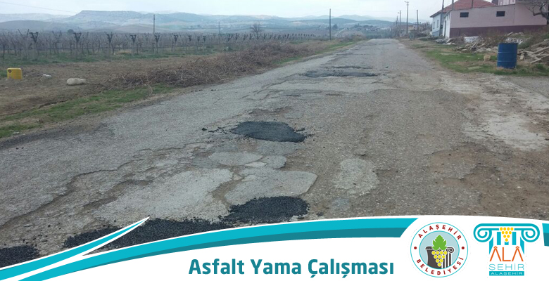 ASFALT YAMA ÇALIŞMALARI DEVAM EDİYOR