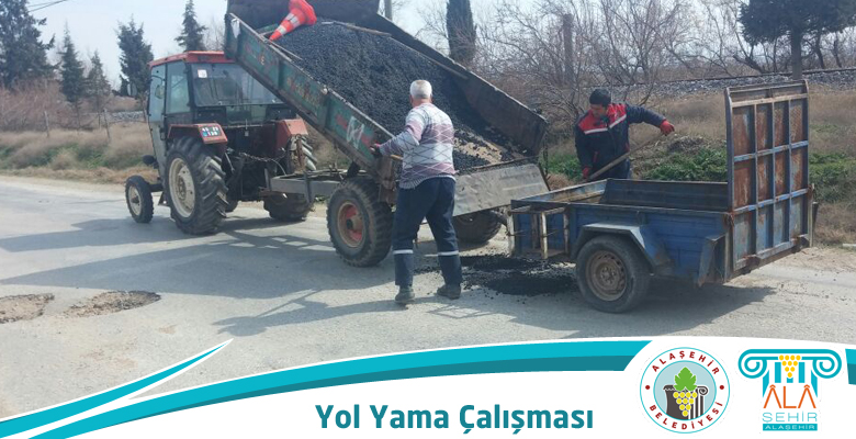 ILGIN MAHALLESİNDE YOL  YAMA ÇALIŞMASI