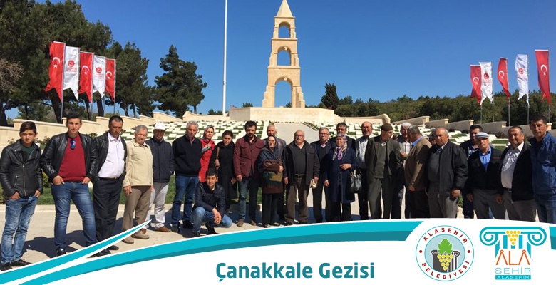 ALAŞEHİR BELEDİYESİ GAZİLERİ ÇANAKKALEYE UĞURLADI