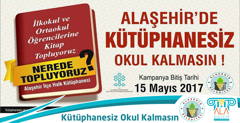 Kütüphanesiz Okul Kalmasın