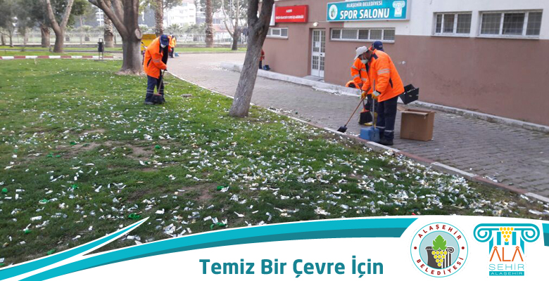 TEMİZ BİR ÇEVRE İÇİN EKİPLER  7/24 ÇALIŞIYOR