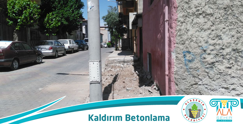 SOĞUKSU MAHALLESİNE KALDIRIM BETONU